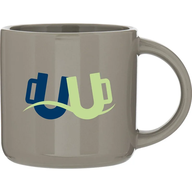 14 oz Minolo - Classics Ceramic Mug (Warm Gray)
