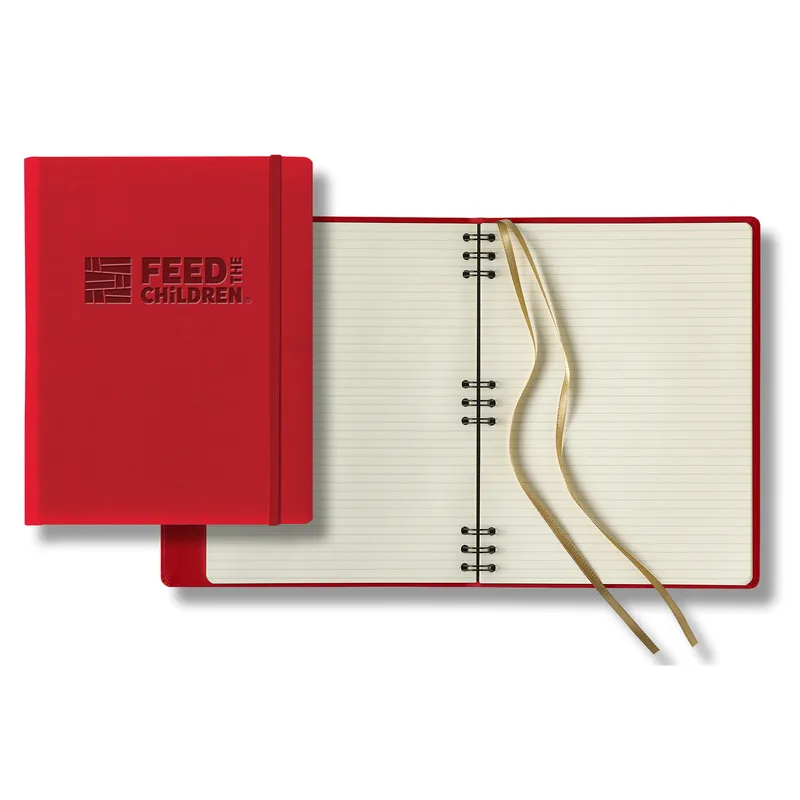 Castelli Tucson Hybrid Grande Lined Ivory Page Journal view 7