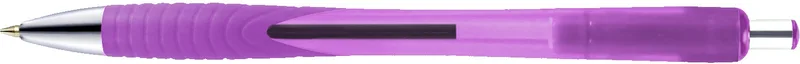 Translucent Purple/Silver Blank Back View