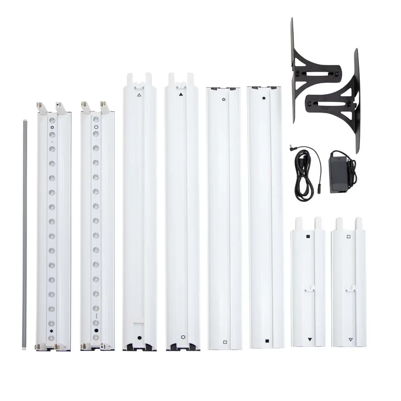 3'W x 6.5'H & 8'H Astra Wall Hardware view 4