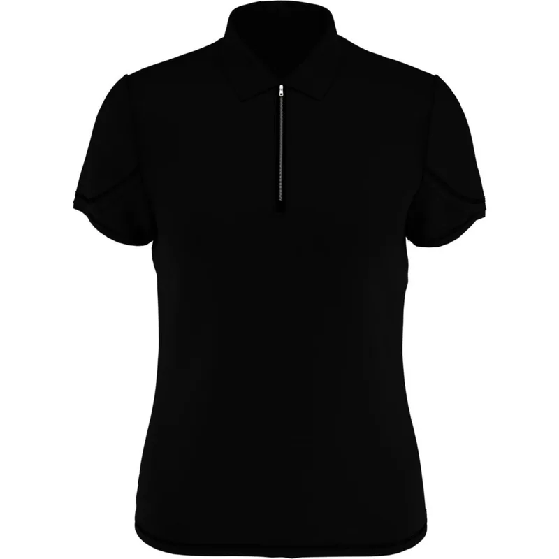 Callaway® Moisture Wicking Women's Chev 1/4-Zip Polo Shirt with Custom Logo view 2