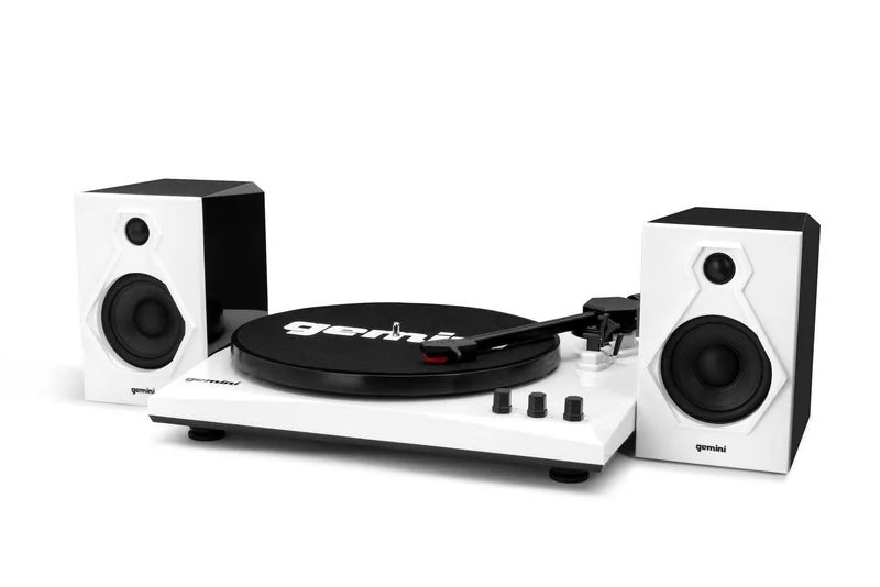 Gemini Vinyl Record Player Turntable w/Bluetooth And Dual Stereo Speakers