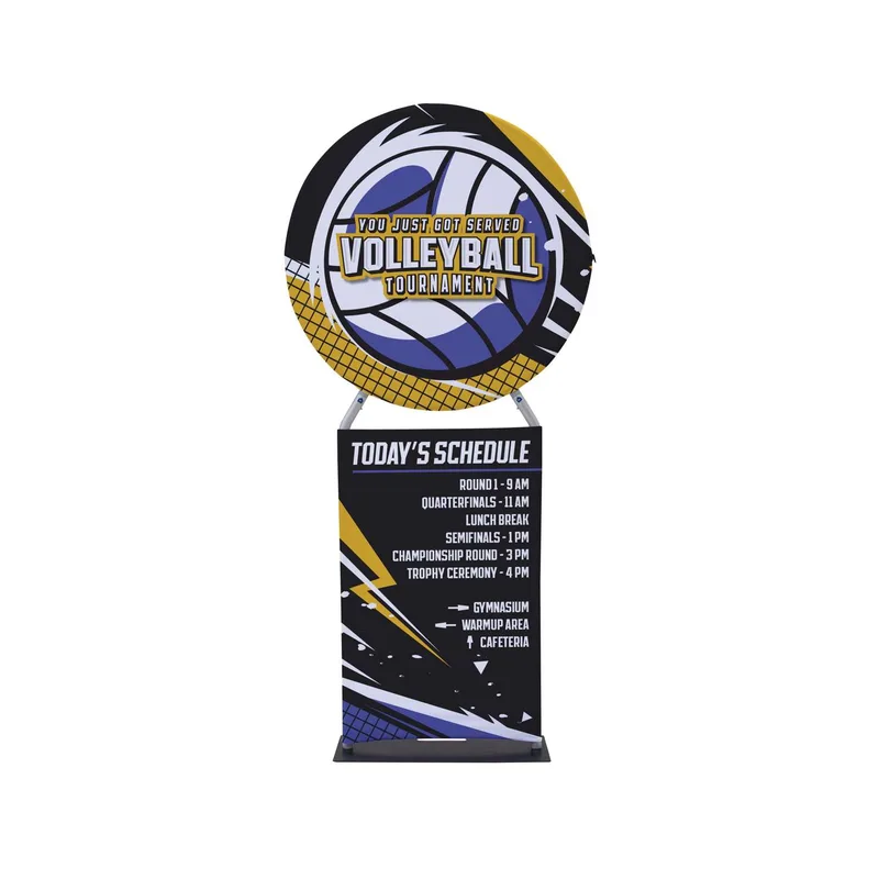 36" EuroFit Round Banner Display Kit view 3