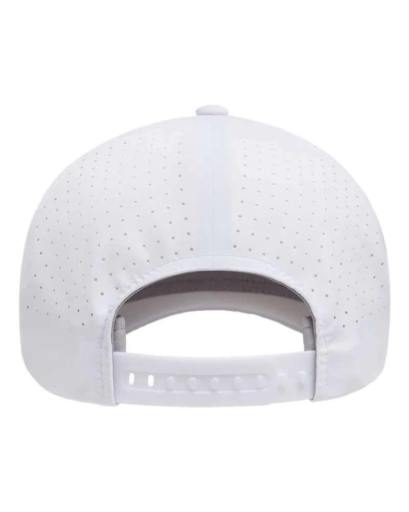 White Blank Back View