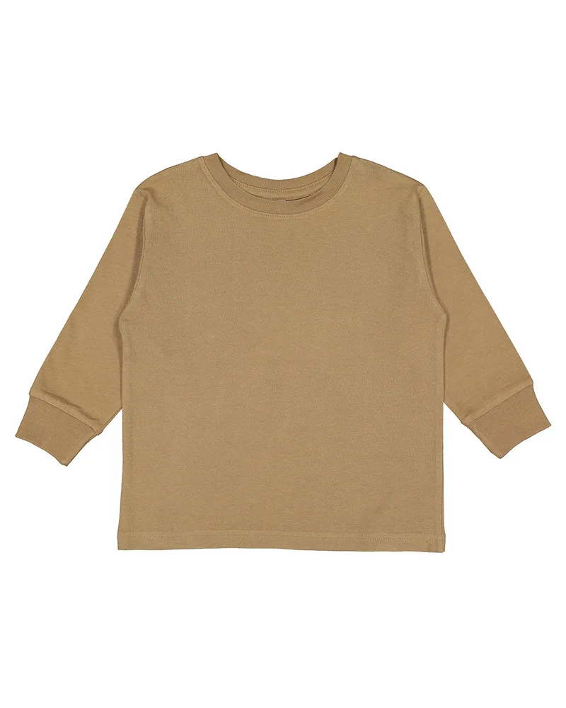 Rabbit Skins Toddler Long-Sleeve Fine Jersey T-Shirt view 3