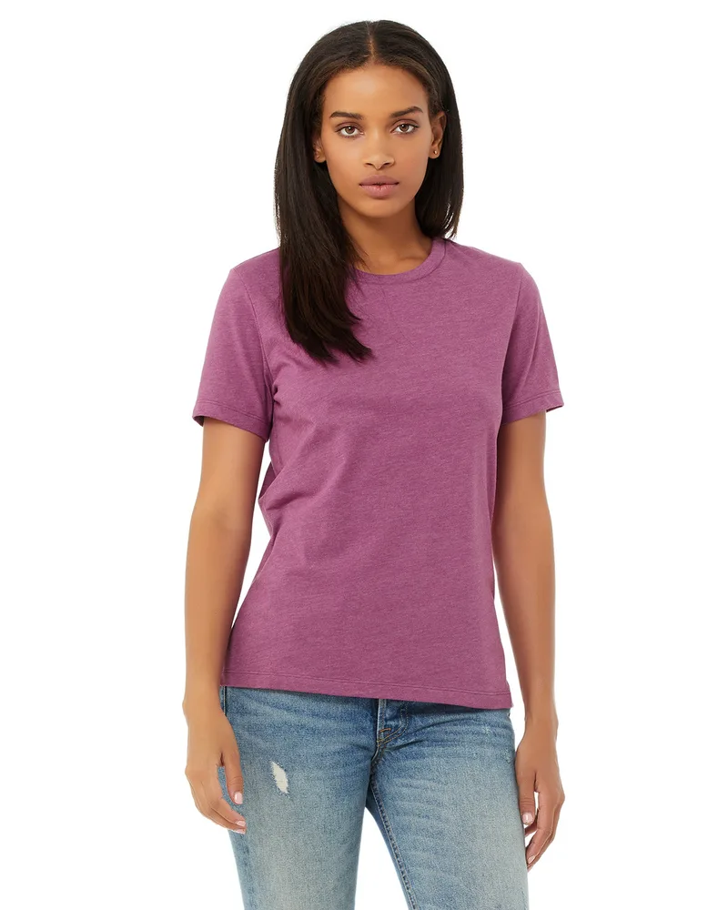 BELLA+CANVAS Ladies' Relaxed Heather CVC Short-Sleeve T-Shirt view 5