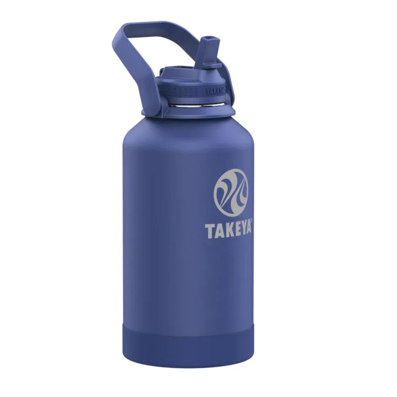 64 oz Takeya® Stainless Steel Insulated Pickle Ball Water Bottle w/ Straw Lid view 3