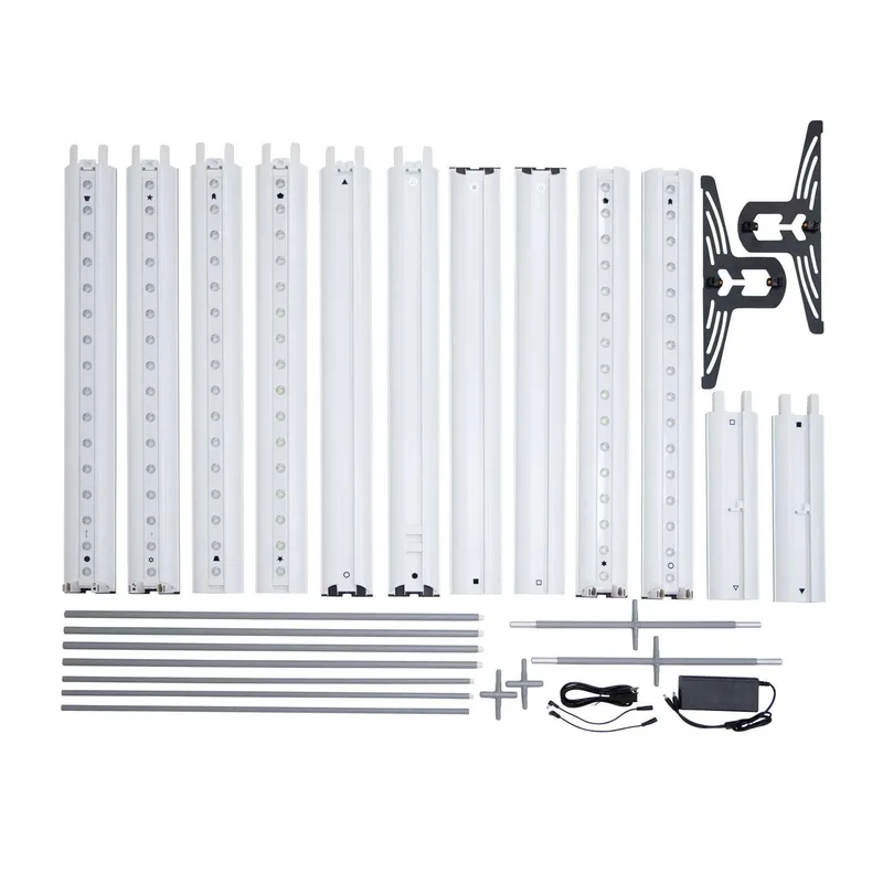 10'W x 6.5'H & 8'H Astra Wall Hardware view 4