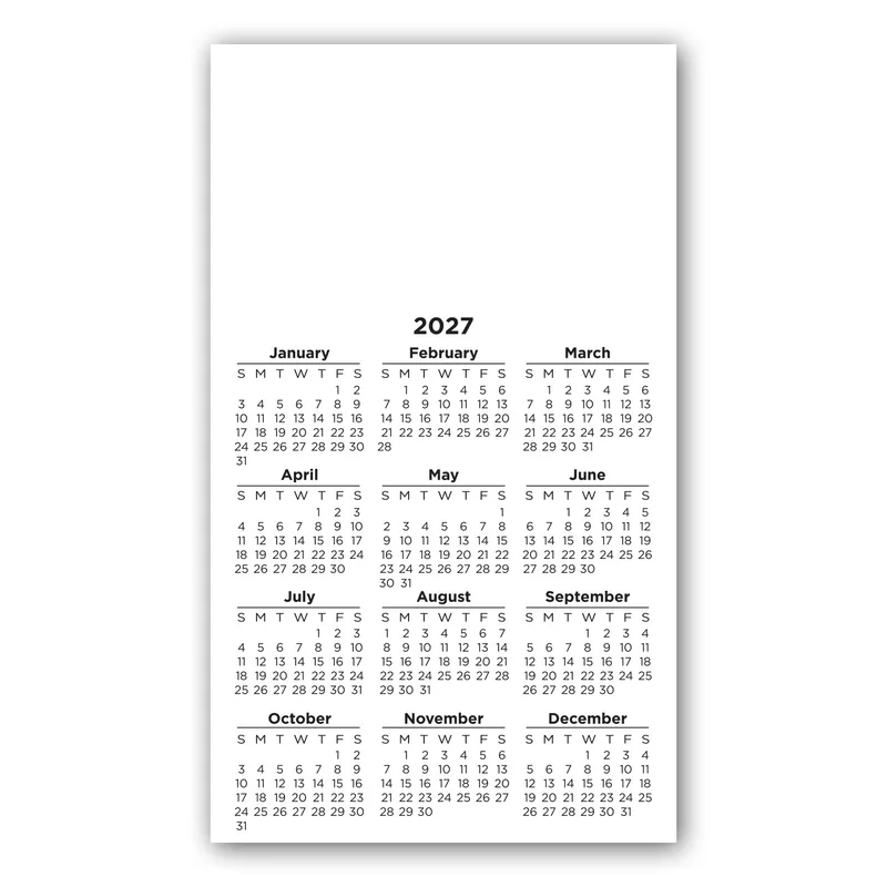 Calendar Square Corner Magnet 3 1/2 x 6 view 3