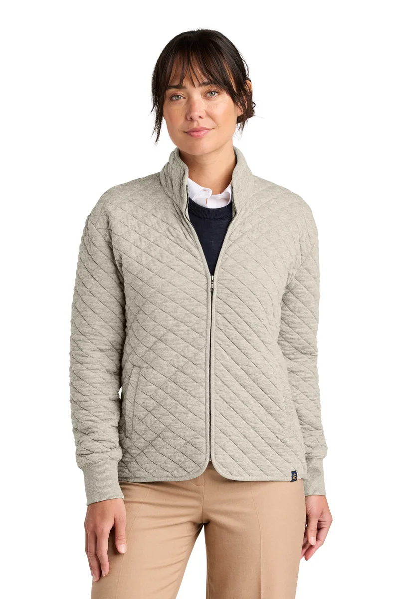 Brooks Brothers® Women's Diamond Quilt Full-Zip view 4