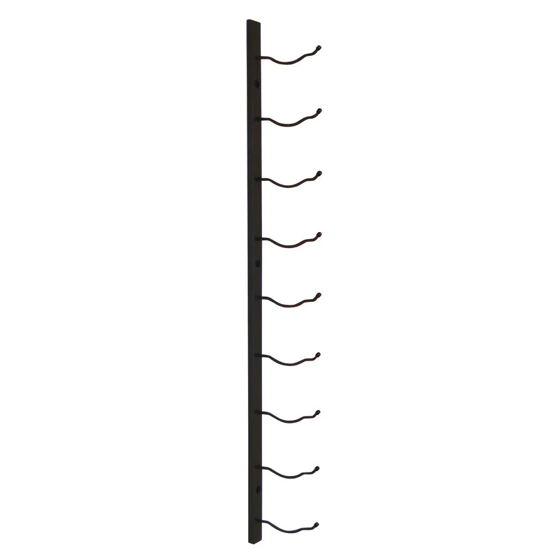 Legacy Vinotemp - 9-Bottle Epic Metal Wine Rack - Black