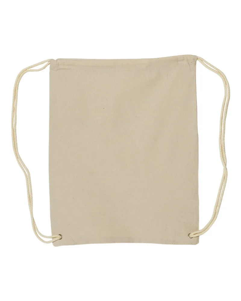 Liberty Bags® Canvas Drawstring Backpack view 2
