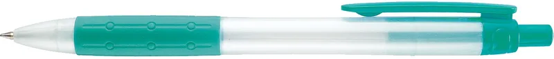 Translucent Pearl White/Teal Green Blank Side View