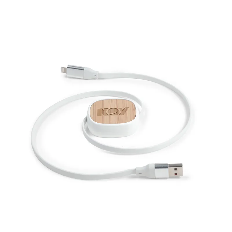 BambooRetract 4-in-1 Charging Cable view 3