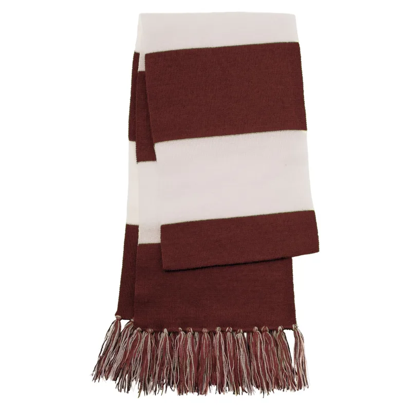 Maroon Red/White