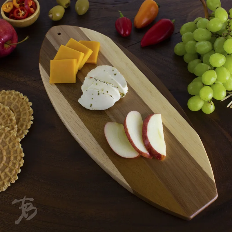 Rock & Branch® Shiplap Series Lil' Surfer Cutting & Serving Board view 2