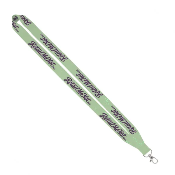 IMPORT Rush 3/4" Dye-Sublimated Lanyard Sewn Silver Metal Split-Ring view 4