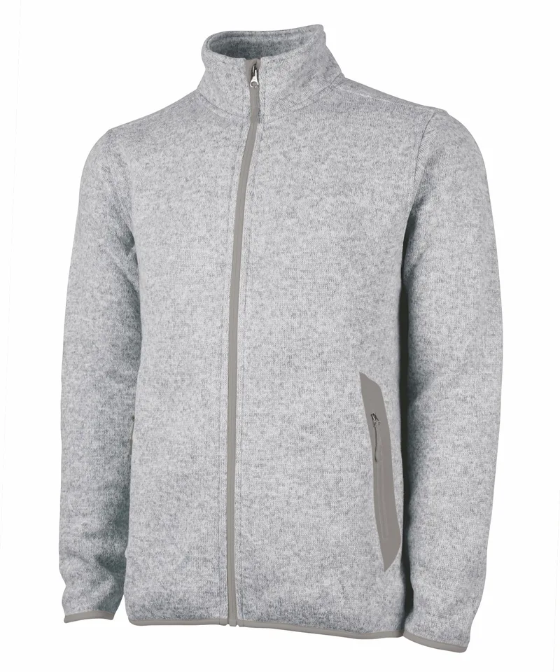 Men's Heathered Fleece Jacket view 2