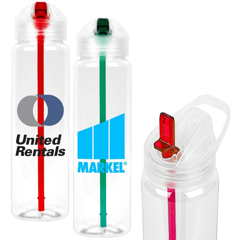 32 Oz. Recyclable Sports Bottle w/Flip-Up Lid view 2