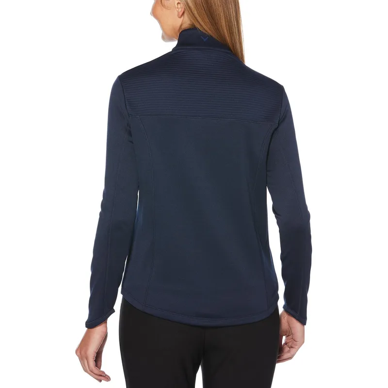 Callaway® Ottoman Women's 1/4-Zip Fleece Pullover with Custom Logo view 3
