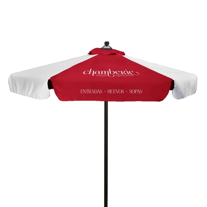 7' Steel Market Umbrella Kit With Valance (2 Imprints) view 7