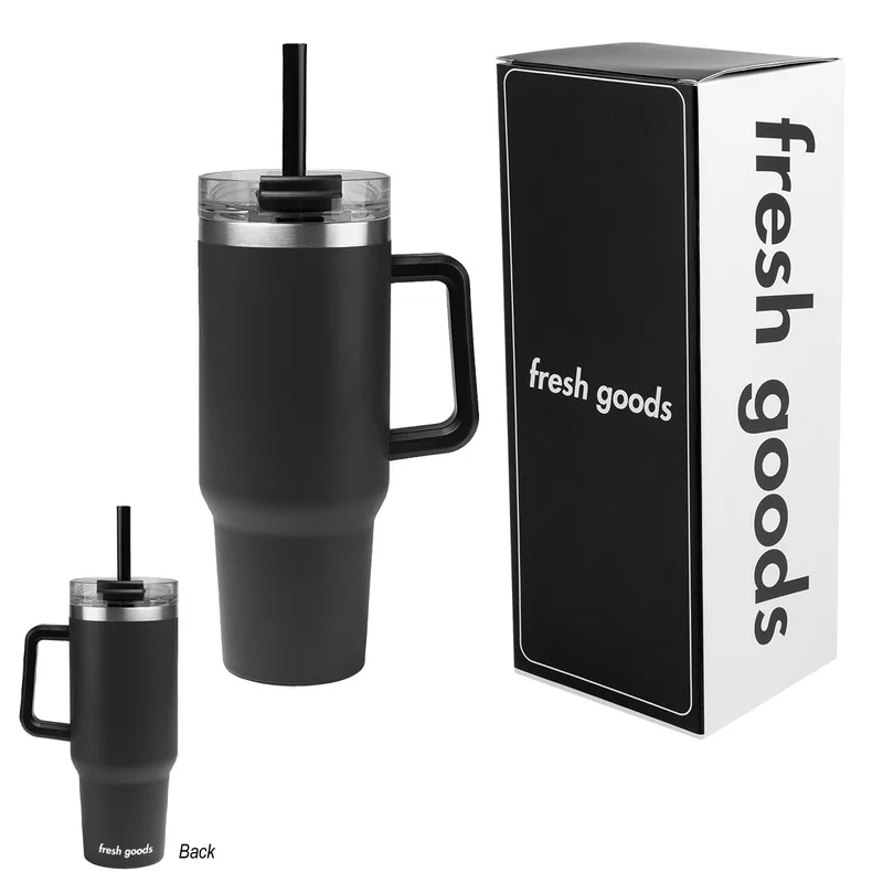 Fresh Goods 40 Oz. Intrepid Stainless Steel Tumbler view 3