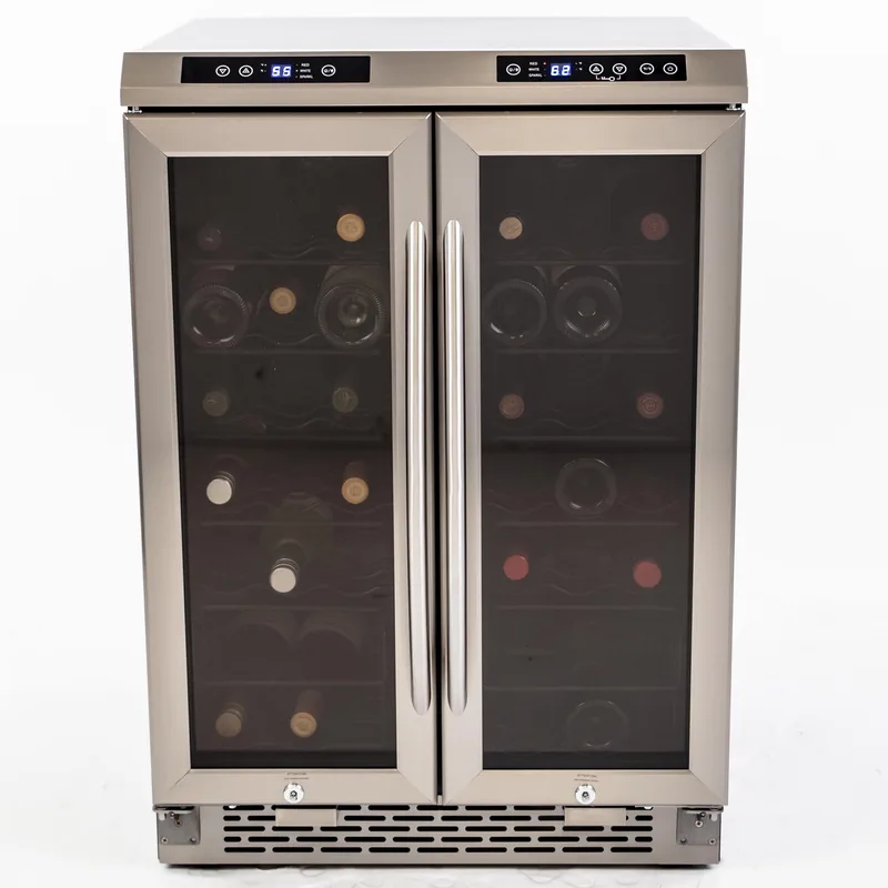 Legacy Avanti - 38-Bottle Dual-Zone Wine Cooler - Black