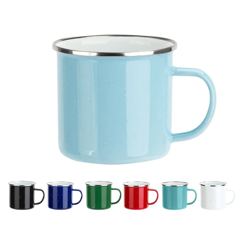 Foundry 16 oz Enamel-Lined Iron Coffee Mug view 2