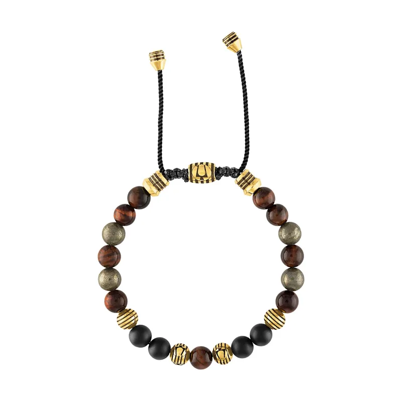 Bulova Jewelry Gold Marine Star Beaded Bracelet