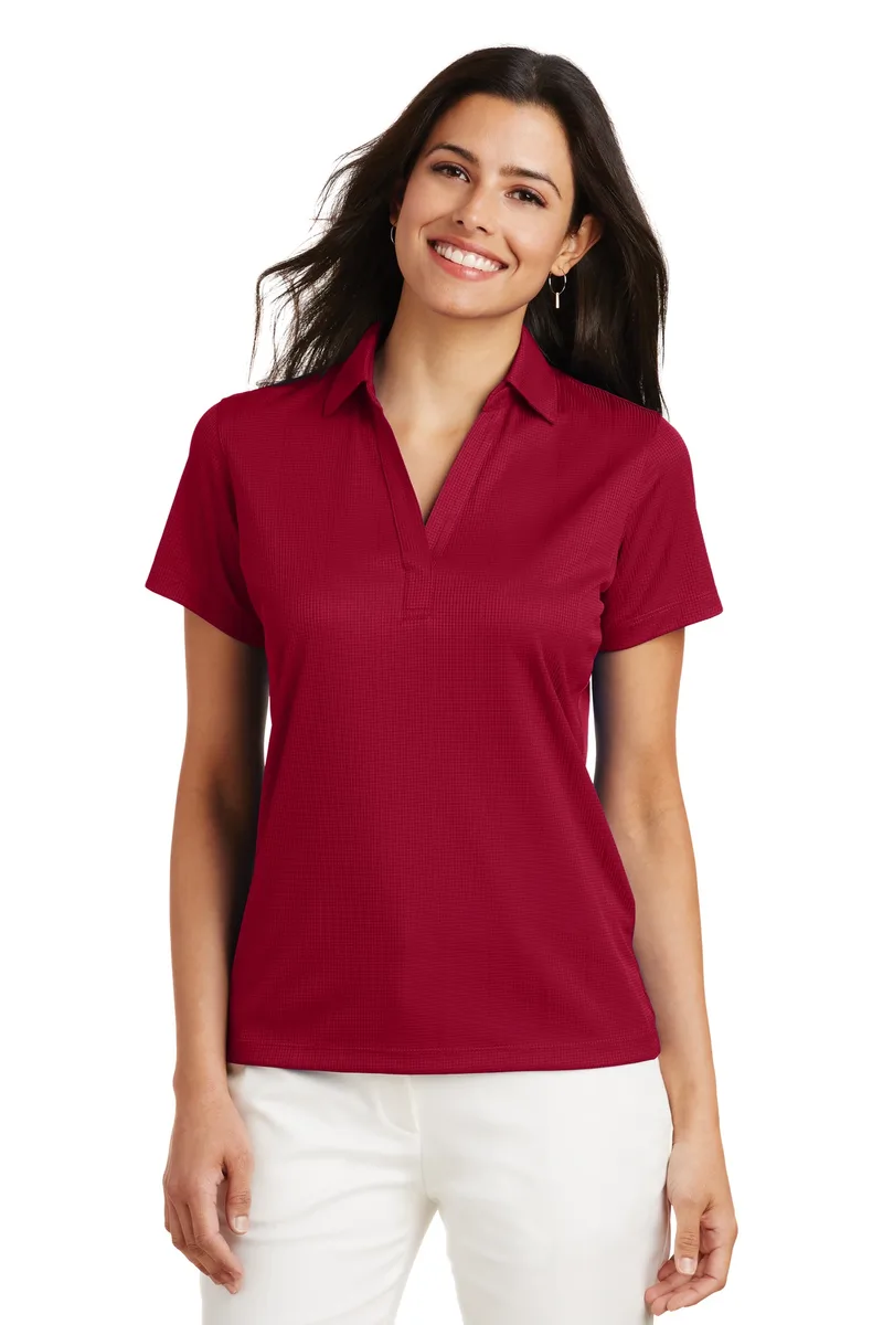 Port Authority® Women's Performance Fine Jacquard Polo. view 6
