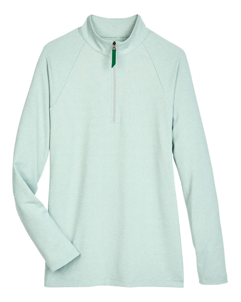 Devon and Jones® Women's CrownLux Performance® Clubhouse Quarter-Zip Pullover Sweater view 6