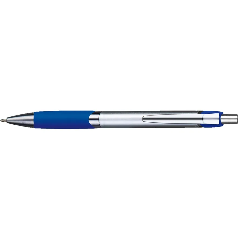 Silver/Blue Blank Front View