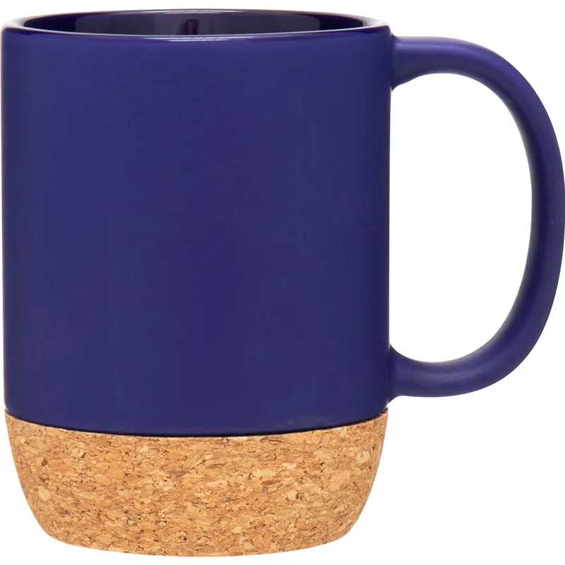 13 oz Beck Ceramic Mug (Cobalt Blue) view 2