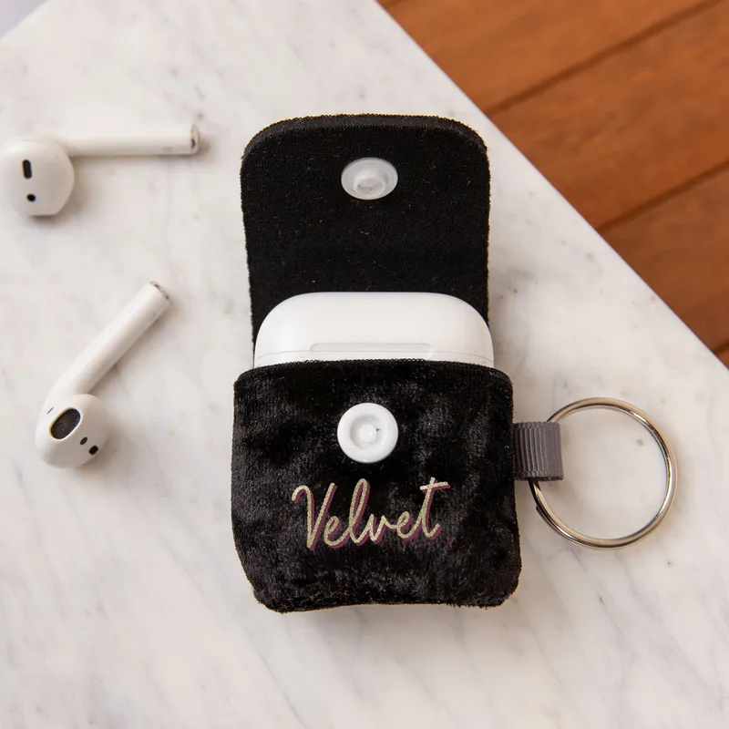 AirPods® 2nd Gen Velvet Neoprene Cover view 4