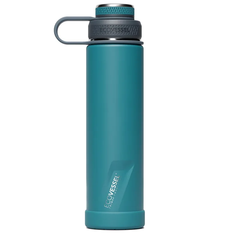 EcoVessel Boulder 24 Oz Trimax® Insulated Ss Water Bottle - Mountain Green