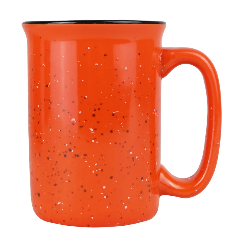 Orange/Black/White Blank Front View