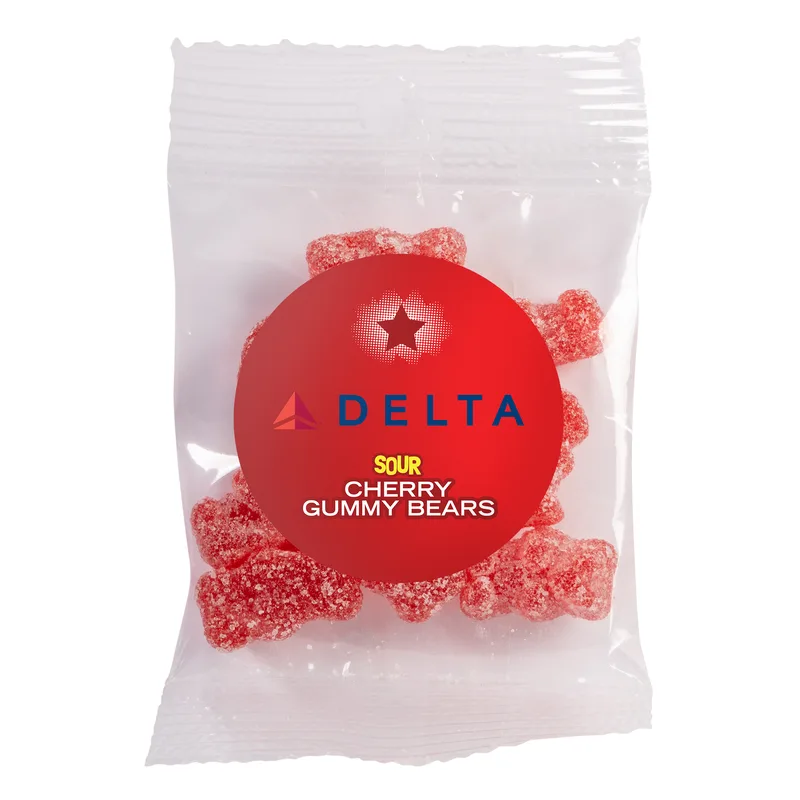 Candy By Color 1 Oz. Goody Bag with Gummy Bears view 3