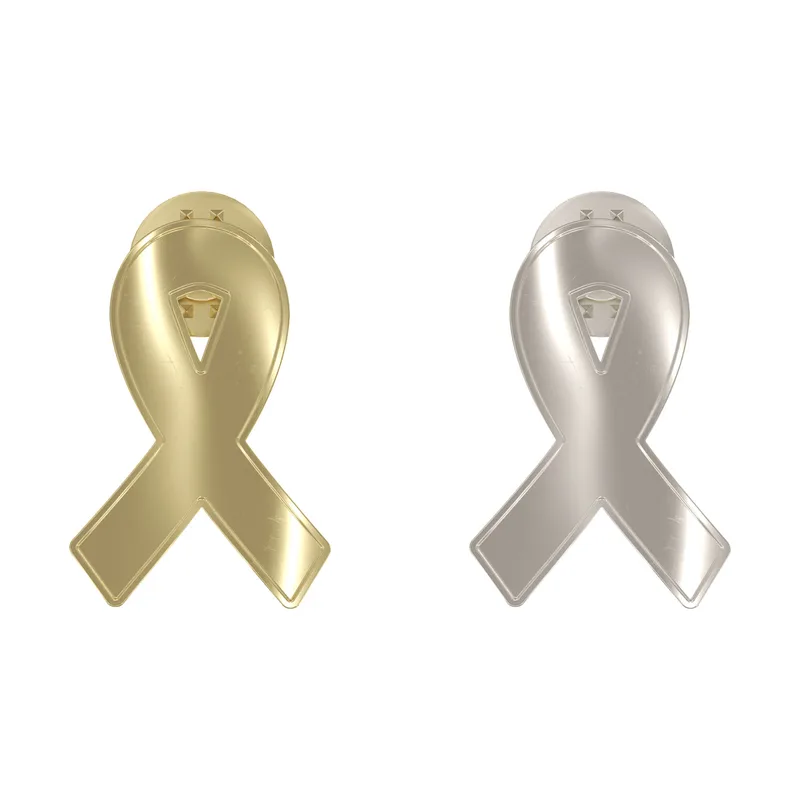 Awareness Ribbon Lapel Pin - Any Color - Fully Customizable view 2