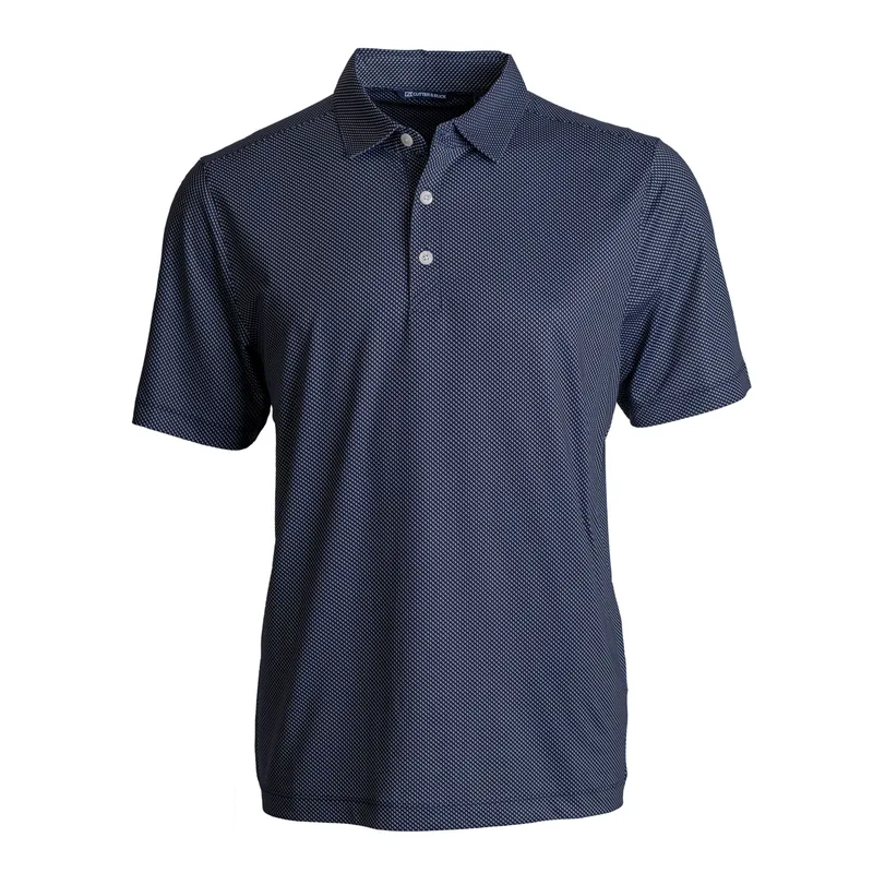Cutter & Buck Pike Eco Symmetry Print Stretch Recycled Mens Polo view 2