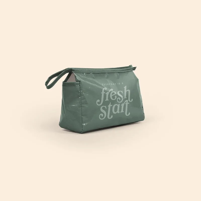 Laminated Non-Woven Rpet Jetsetter Medium Pouch view 3