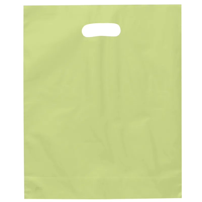 Orchid™ - Frosted Brite Die Cut Handle - Foil Print (12" x 15" x 3") view 2