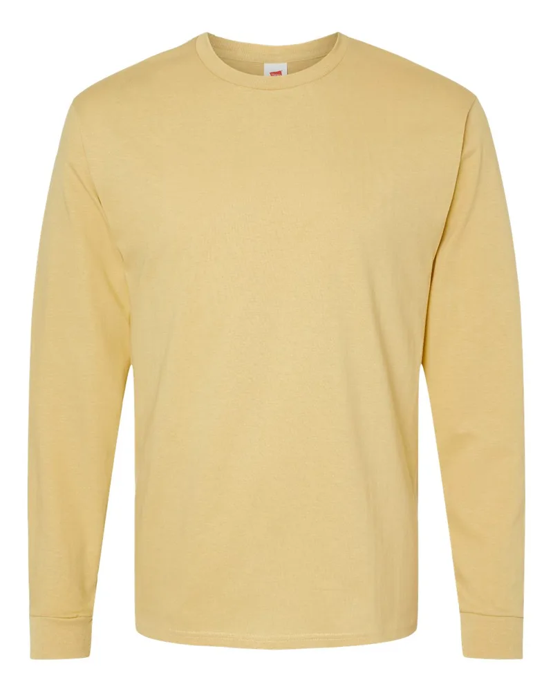Hanes® Essential-T Long Sleeve T-Shirt view 7
