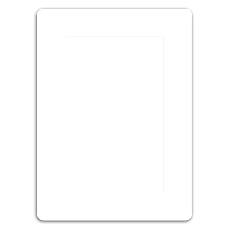Rectangle Punch Out Picture Frame Magnet view 2