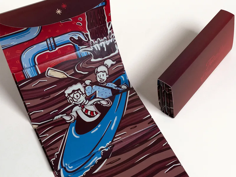 Grand Chocolate Storyteller with 9 Custom Engraved Chocolate Bars view 7
