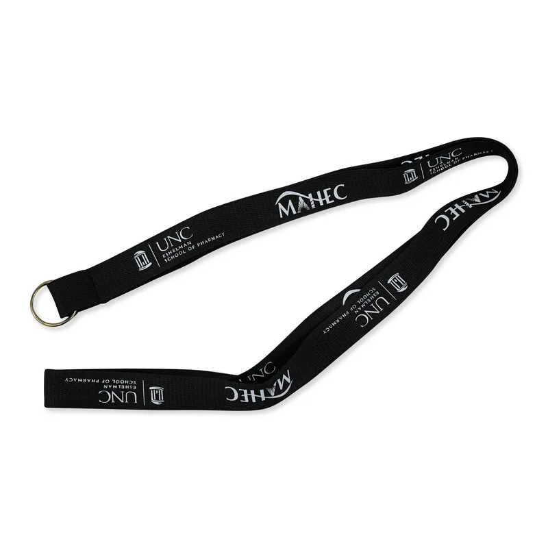 Polyester Lanyard (36"x5/8") Screen Printed view 3