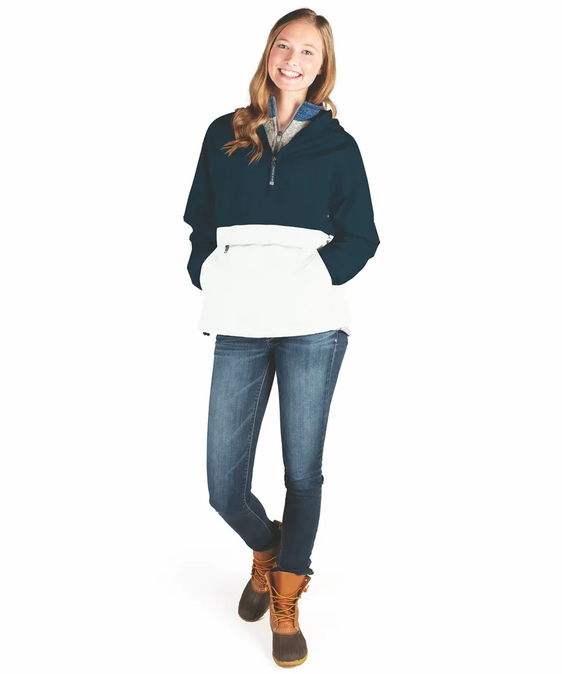 Navy Blue/White Blank Front