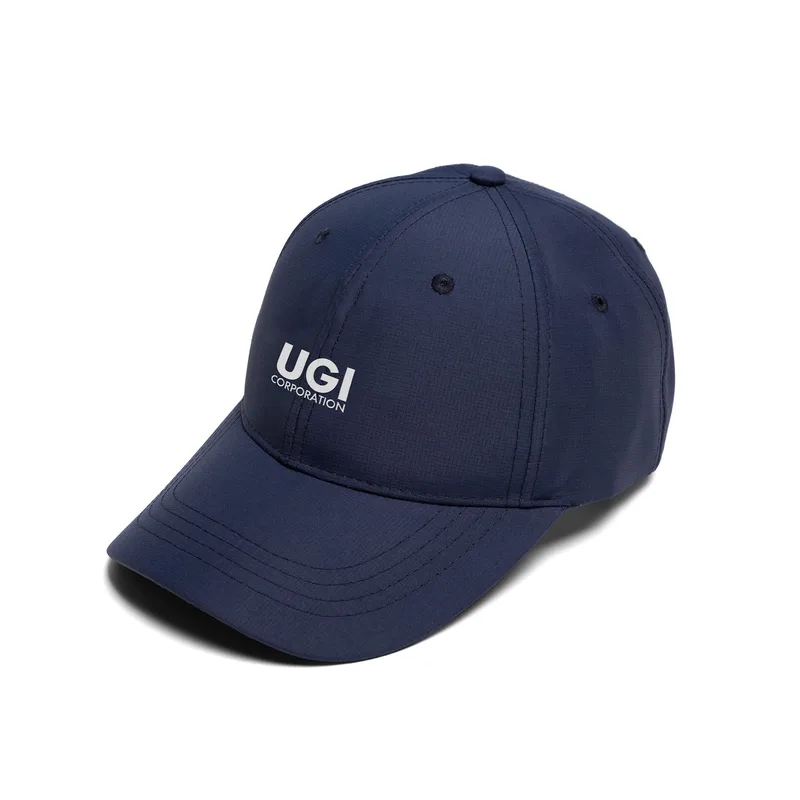Navy Blue Logo Side View