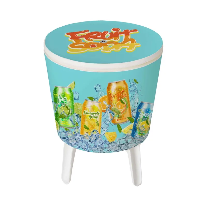 45L Cool Bar Cooler, Wrap Graphic and Lid Decal view 3