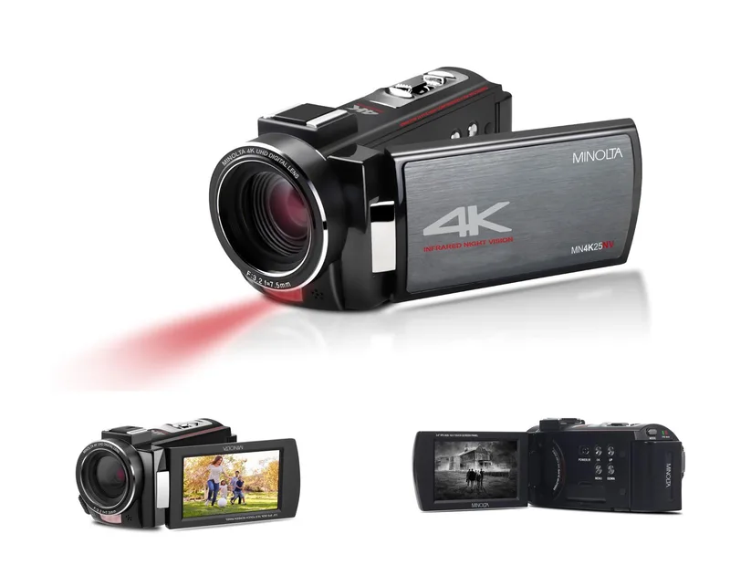 Minolta 4K Night Vision Camcorder