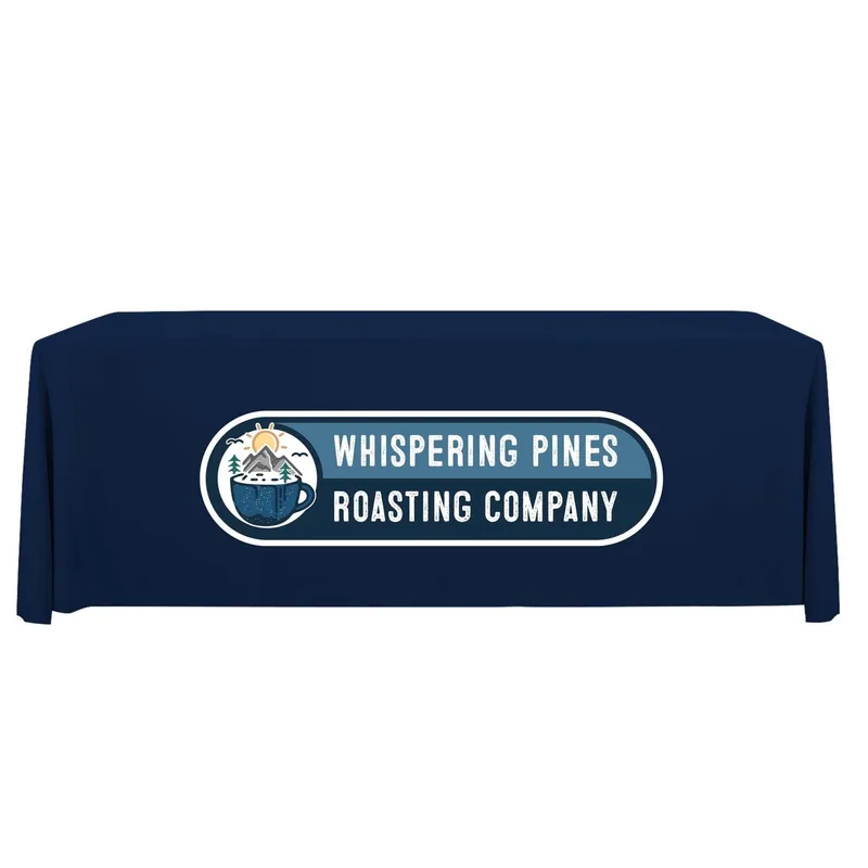 8' Stain Resistant Pro 4-Sided Throw Full-Color Imprint view 5